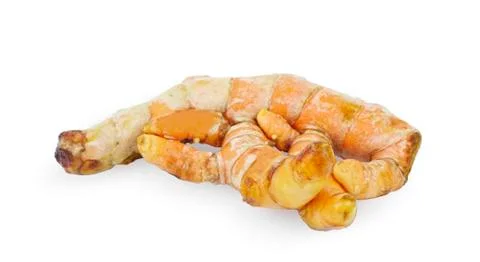 Turmeric isolated on white background Stock Photos