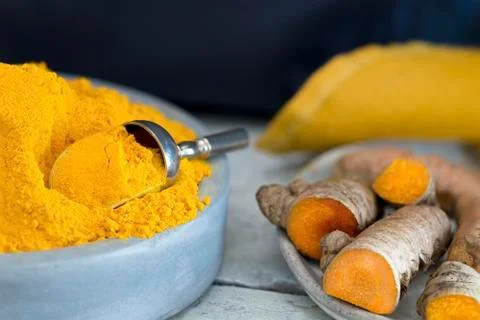 Turmeric spice Stock Photos