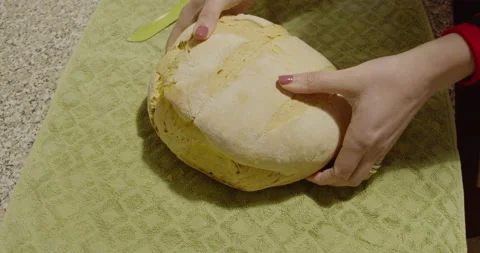 Turmeric yellow bread - 4k Slow Motion Stock Footage 151640779