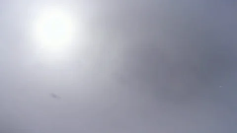 The turn after exiting the cloud Stock Footage 85844971