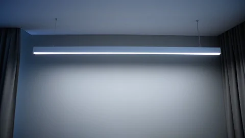 Turn on and off the lamp. Turn on and off the light. Video stock 106331284