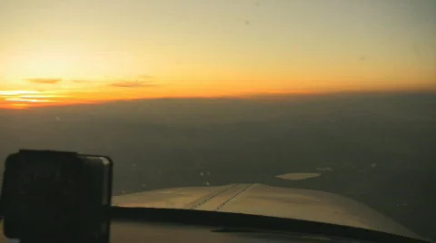 TURN AWAY FROM SUNSET LEFT-EYE Stock Footage 286137