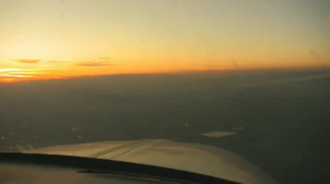 TURN AWAY FROM SUNSET RIGHT-EYE Stock Footage 286144