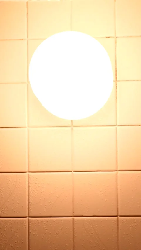 Turn on the bathroom light in Japan Stock Footage 336364694