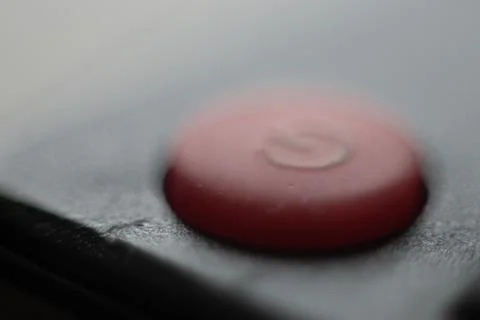 Turn off button to enable macro background Stock Photos