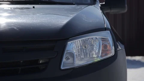 Turn on car alarm Stock Footage 73416284
