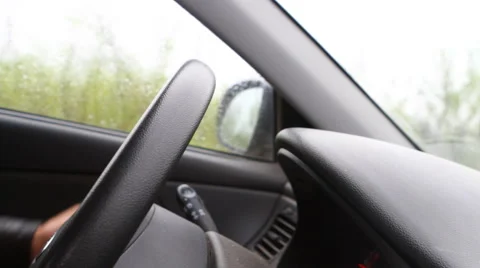 Turn on the car Stock Footage 50128983
