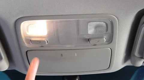 Turn Car Light On 動画素材 45603823