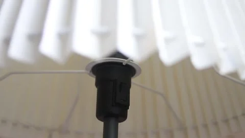 Turn on the floor lamp Stock Footage 151115234
