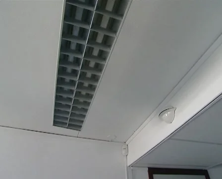 Turn on flourescent light Stock Footage 10919586