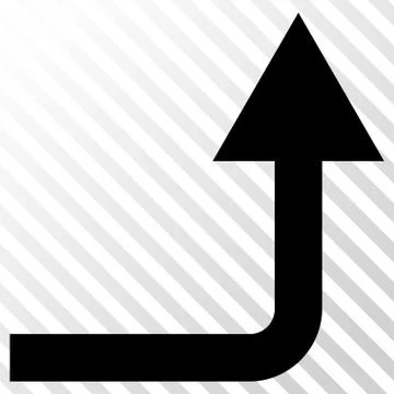 Turn Forward Vector Icon Stock Illustration