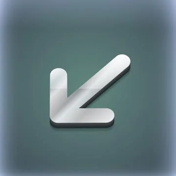 Turn to full screenicon symbol. 3D style. Trendy, modern design with space for y 스톡 일러스트