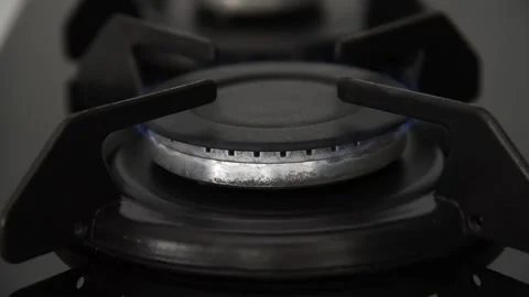 Turn of the gas  Stock Footage 235606041