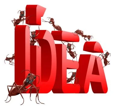 Turn ideas into reality Ilustración de archivo
