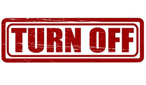 Turn off Stock Illustration