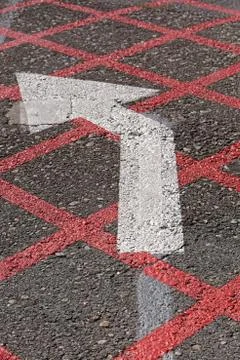 Turn left arrow Stock Photos