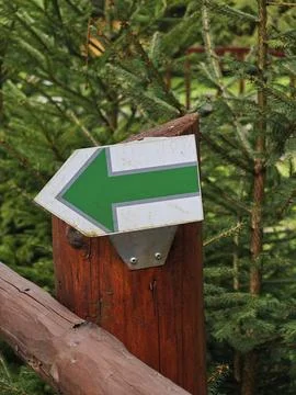 Turn left Stock Photos