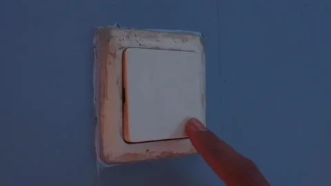 Turn on lighting Video stock 332527315