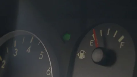 Turn lights car indicator left Stock Footage 75814164
