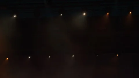 Turn lights on, turn lights off, add some smoke Stock Footage 115081027