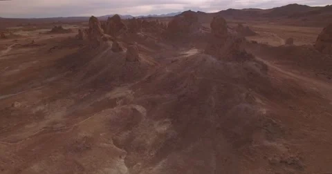 Turn To Multiple Rock Structures Stock Footage 59844006