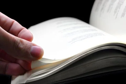 Turn the page Stock Photos