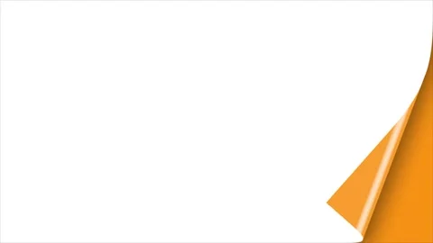 Turn page white background 4k hd quality Stock Footage 285477111