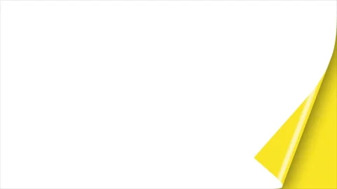 Turn page white background 4k hd quality Stock Footage 285477125