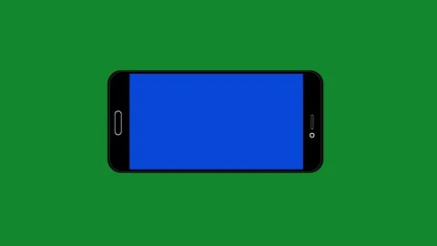 Turn the phone horizontally and vertically icon. Video template for social .. Stock Footage 298928984