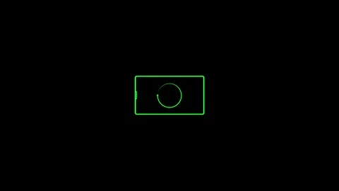 Turn the phone horizontally and vertically icon. Video template for social .. Stock Footage 307311866