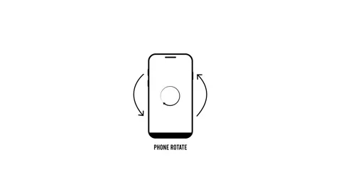 Turn the phone horizontally and vertically icon. Video template for social netwo Stock Footage 307311884