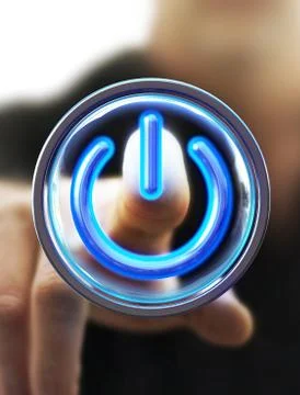 Turn on 스톡 사진