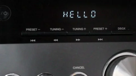 Turn on the radio, display Stock Footage 68570436