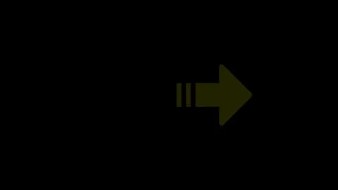 Turn right ahead indicator on dashboard during night drive showing directio.. Stock Footage 340001080