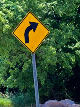 Turn Right Foto stock