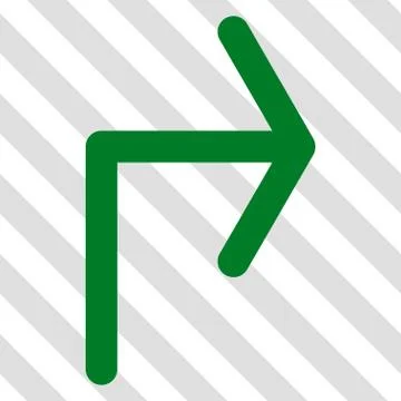 Turn Right Vector Icon Stock Illustration
