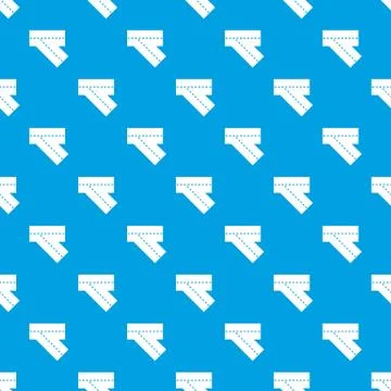 Turn road pattern seamless blue Stock Illustration