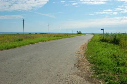 Turn road Stock Photos