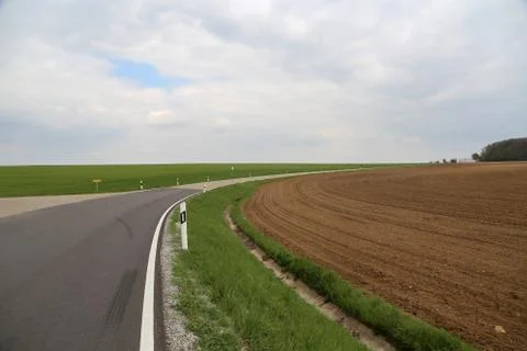 Turn the road Stock Photos