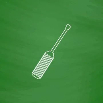 Turn-screw computer symbol Stock Illustration