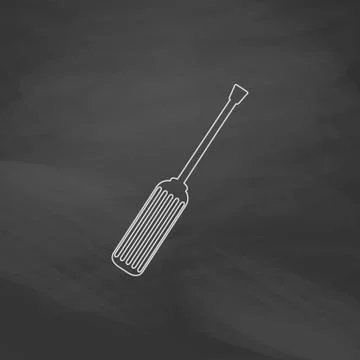 Turn-screw computer symbol Stock Illustration