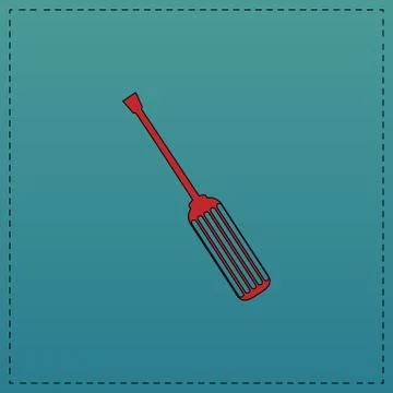 Turn-screw computer symbol Stock Illustration