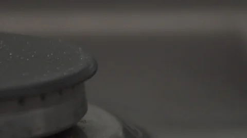 Turn on the Stove (Close Up) Video stock 85884631