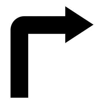 Turn Vector Icon Design Illustration Stock Illustration