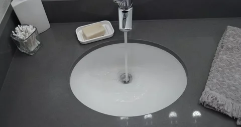Turn Water On and Off Stock Footage 158191567