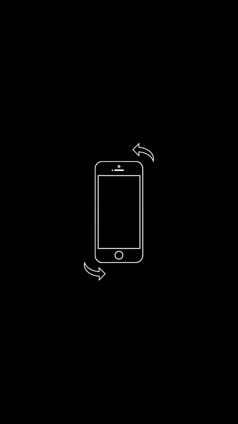 Turn Your Phone Horizontal Stock Footage 169754032