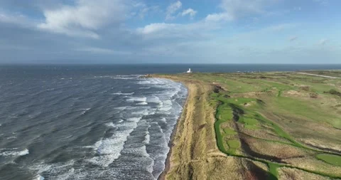 Turnberry Lighthouse Stock Footage 231212092