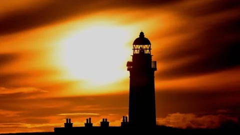 Turnberry sunset Stock Footage 107317579