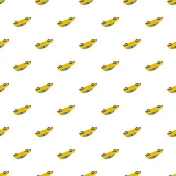 Turned car pattern seamless 스톡 일러스트