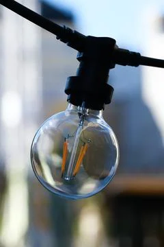 Turned off light bulb Stock Photos